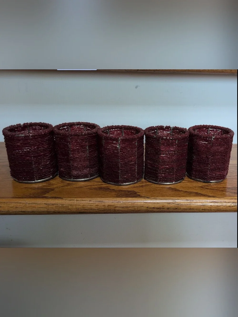 Home Accents Beaded Holders (Set If 5)